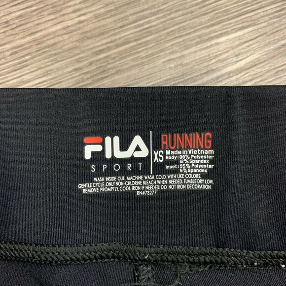Fila Sport Running Capri Leggings Women's Size XS Mid Rise Stretch Crop Pull On - Picture 6 of 8